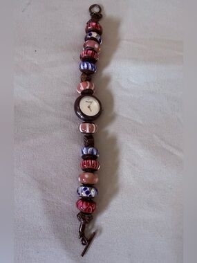Accurist “Charmed” Women's Beaded Bracelet Watch- Retired Style